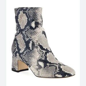 NWT Stuart Weitzman Snake Print Nikki Boots